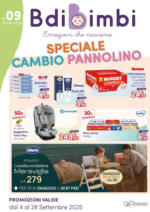 B di Bimbi Speciale cambio pannolino - al 28.09.2025