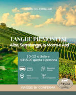 I viaggi del cavallino Langhe piemontesi - al 12.10.2025