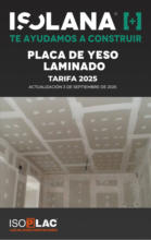 Isolana PLACA DE YESO LAMINADO - TARIFA ISOLANA - hasta el 30.11.2025