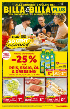 Billa Flugblatt - Amstetten, Neufurth ab 11.09.2025 gültig