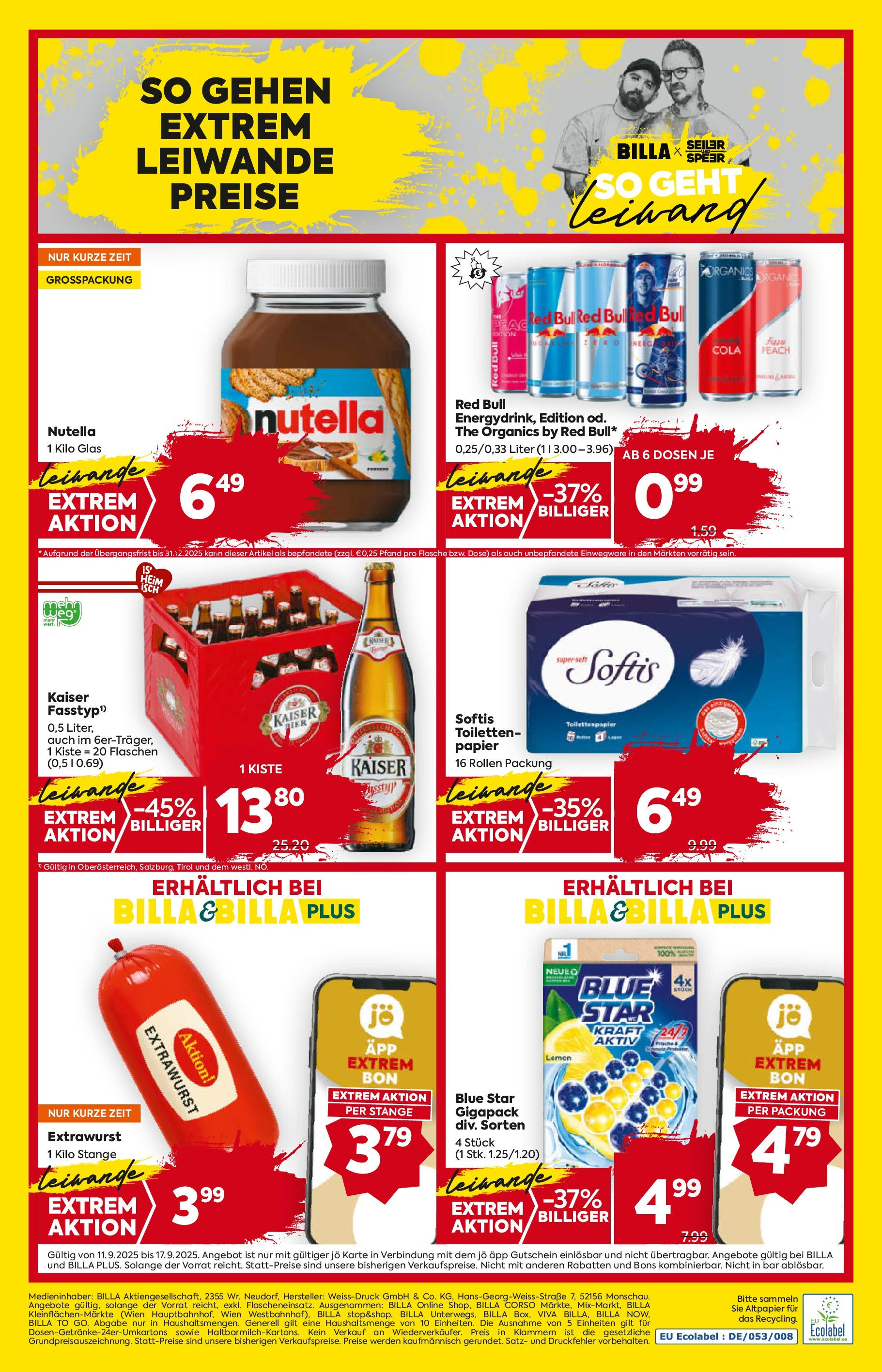 Billa Flugblatt - Amstetten, Neufurth ab 11.09.2025 ✳️ Angebote, Prospekt | Seite: 16 | Produkte: Bier Billa Flugblatt - Amstetten, Neufurth ab 11.09.2025 - Angebote, Prospekt | Seite: 16 | Produkte: Bier