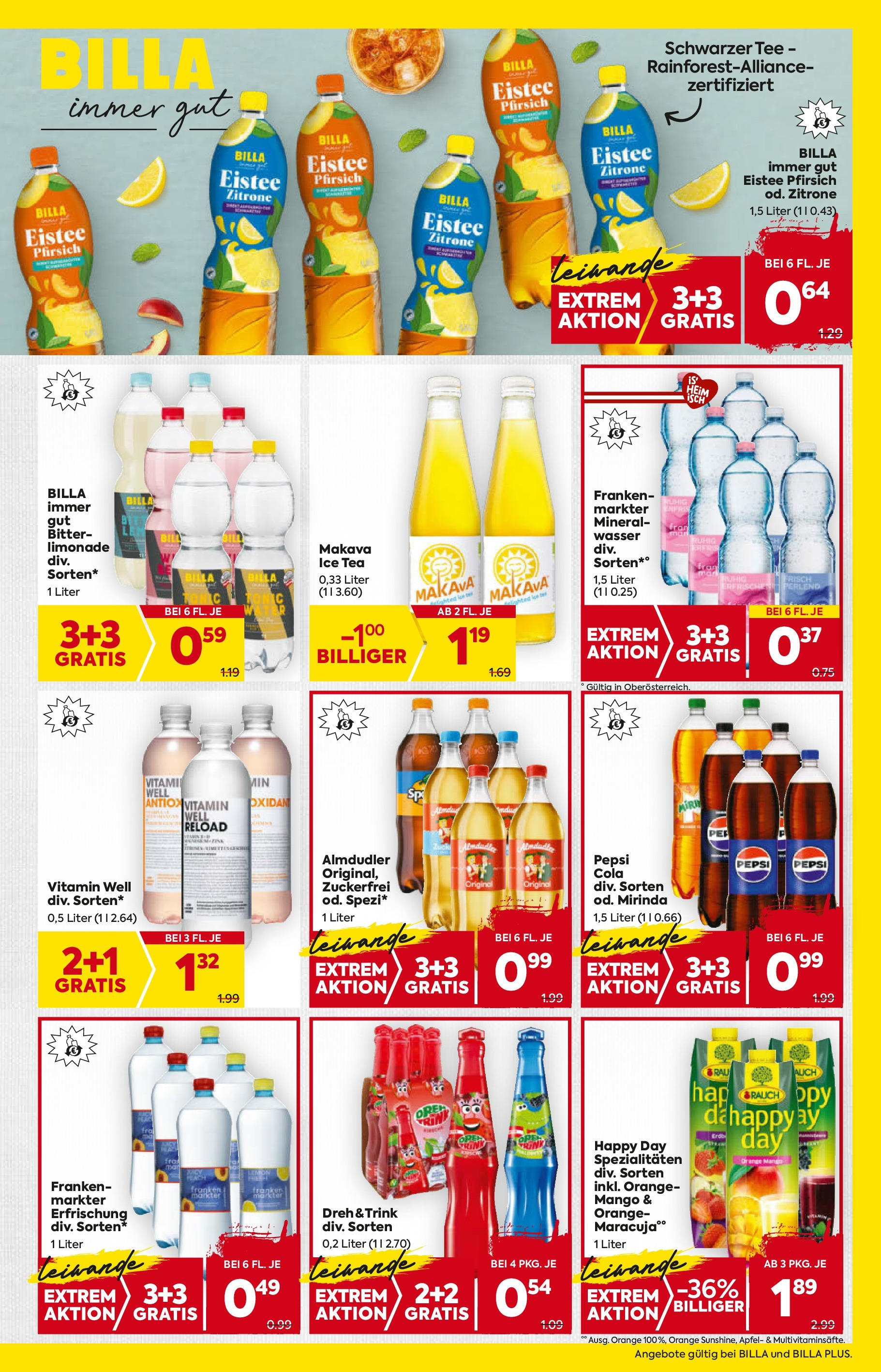 Billa Flugblatt - Grieskirchen, Wallern An Der Trattnach, Ansfelden ab 11.09.2025 - Angebote, Prospekt | Seite: 13 | Produkte: Zitrone, Mango, Pfirsich, Äpfel