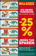BILLA BILLA: 2GO BONS - bis 08.10.2025