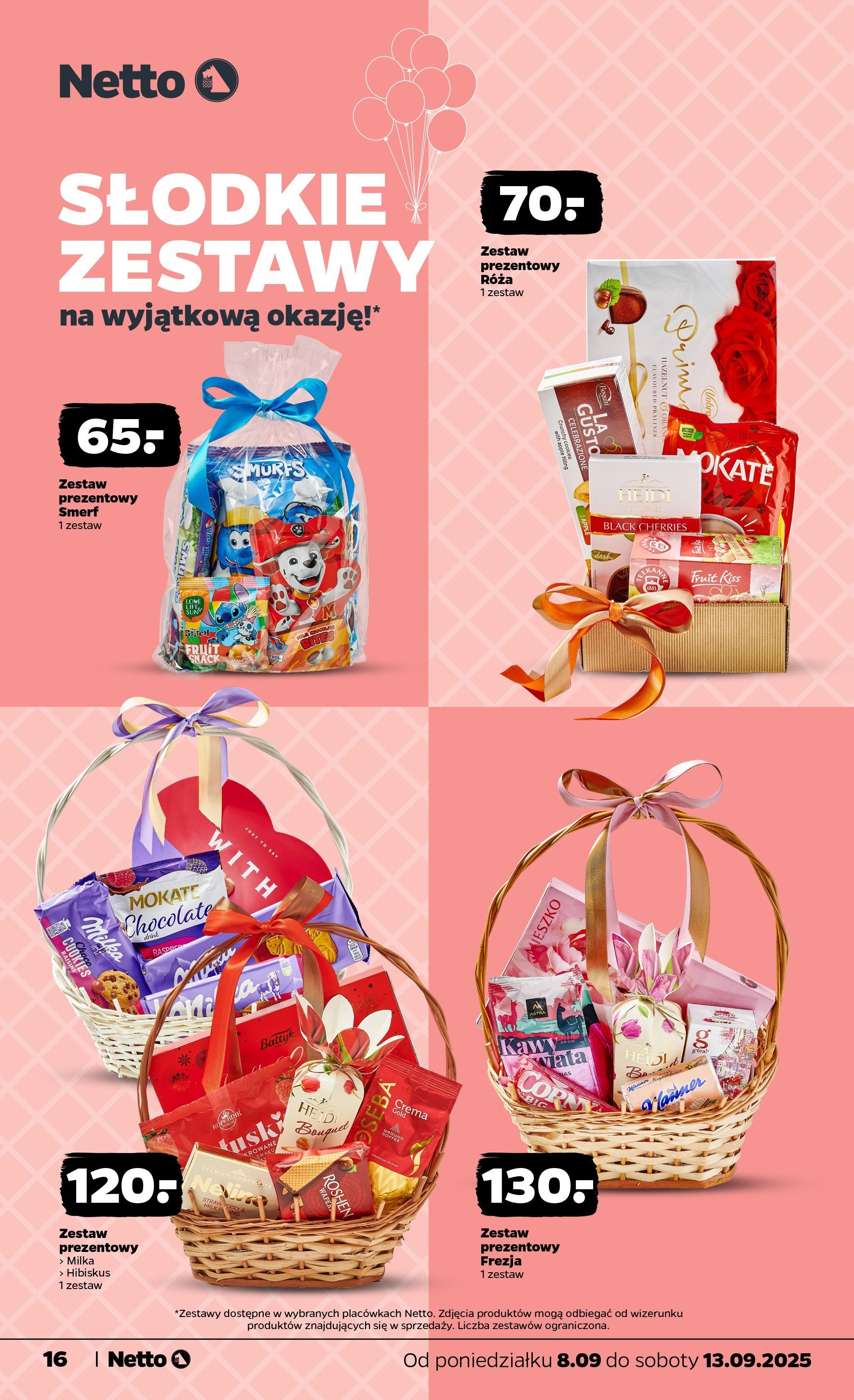 Netto - NETTO T37A ważne do 13.09 od 07.09.2025 | Promocje | Strona: 16 | Produkty: Milka Netto - NETTO T37A ważne do 13.09 od 07.09.2025 - Aktualne promocje | Strona: 16 | Produkty: Milka