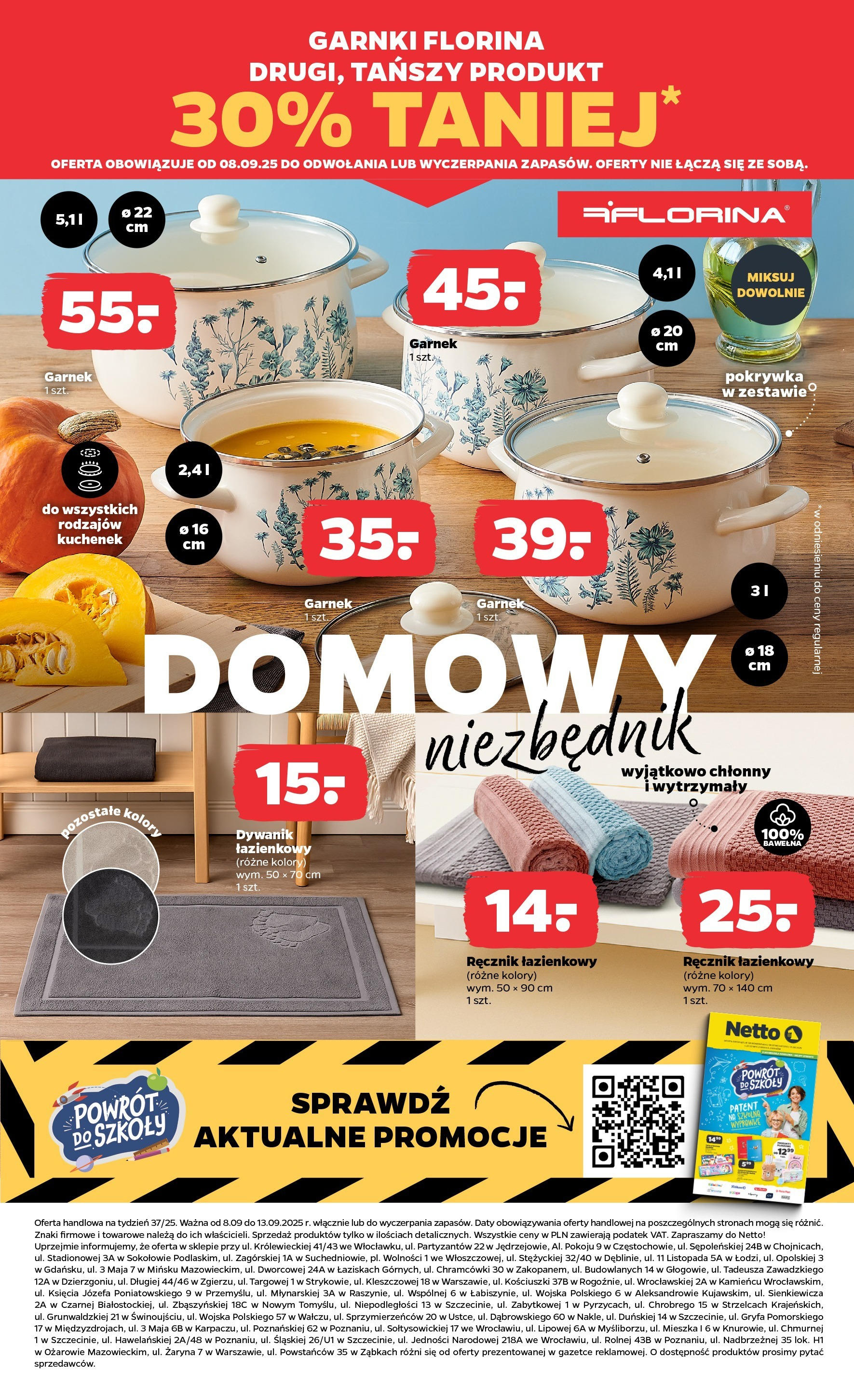 Netto - NETTO T37A ważne do 13.09 od 07.09.2025 | Promocje | Strona: 29 | Produkty: Garnek, Garnki Netto - NETTO T37A ważne do 13.09 od 07.09.2025 - Aktualne promocje | Strona: 29 | Produkty: Garnek, Garnki