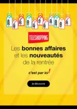 Teleshopping Les bonnes affaires et les nouveautés de la rentrée - au 30.09.2025
