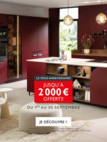 Cuisines Schmidt Jusqu'à 2000€* offerts - au 30.09.2025
