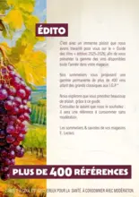 GUIDE DES VINS 2025/2026