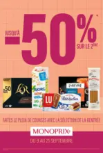 Monoprix CATALOGUE PROMOTIONNEL - au 21.09.2025