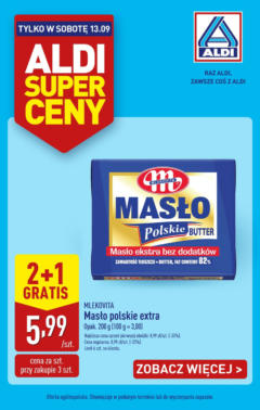 Pogląd oferty "Aldi - Super sobota w ALDI" - ważna od 12.09.2025