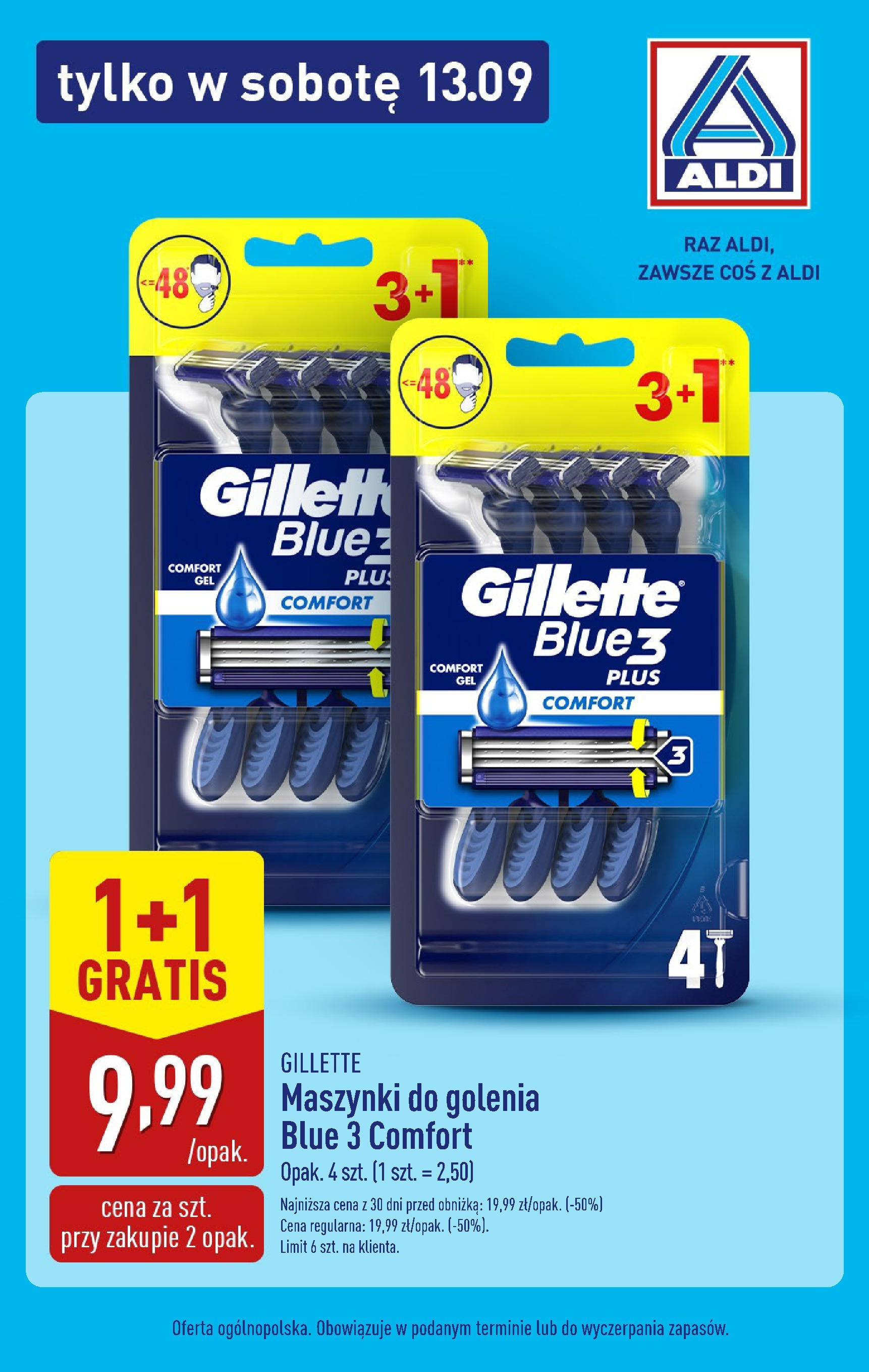 Aldi - Super sobota w ALDI od 12.09.2025 - Ulotka PDF, promocje | Strona: 6 | Produkty: Gillette, Maszynki do golenia