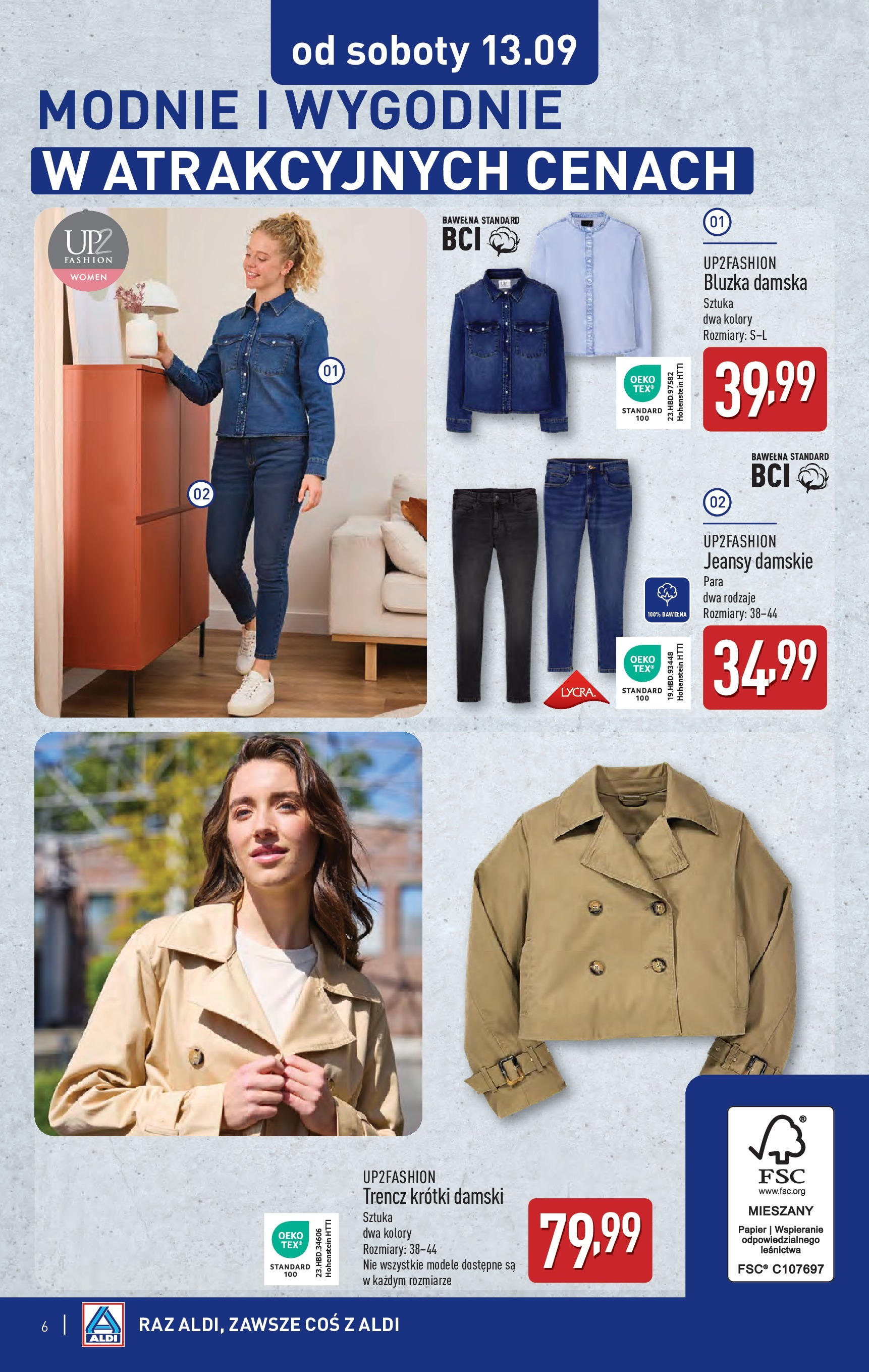 Aldi - Sobota pełna nowości w ALDI od 12.09.2025 - Ulotka PDF, promocje | Strona: 6 | Produkty: Bluzka