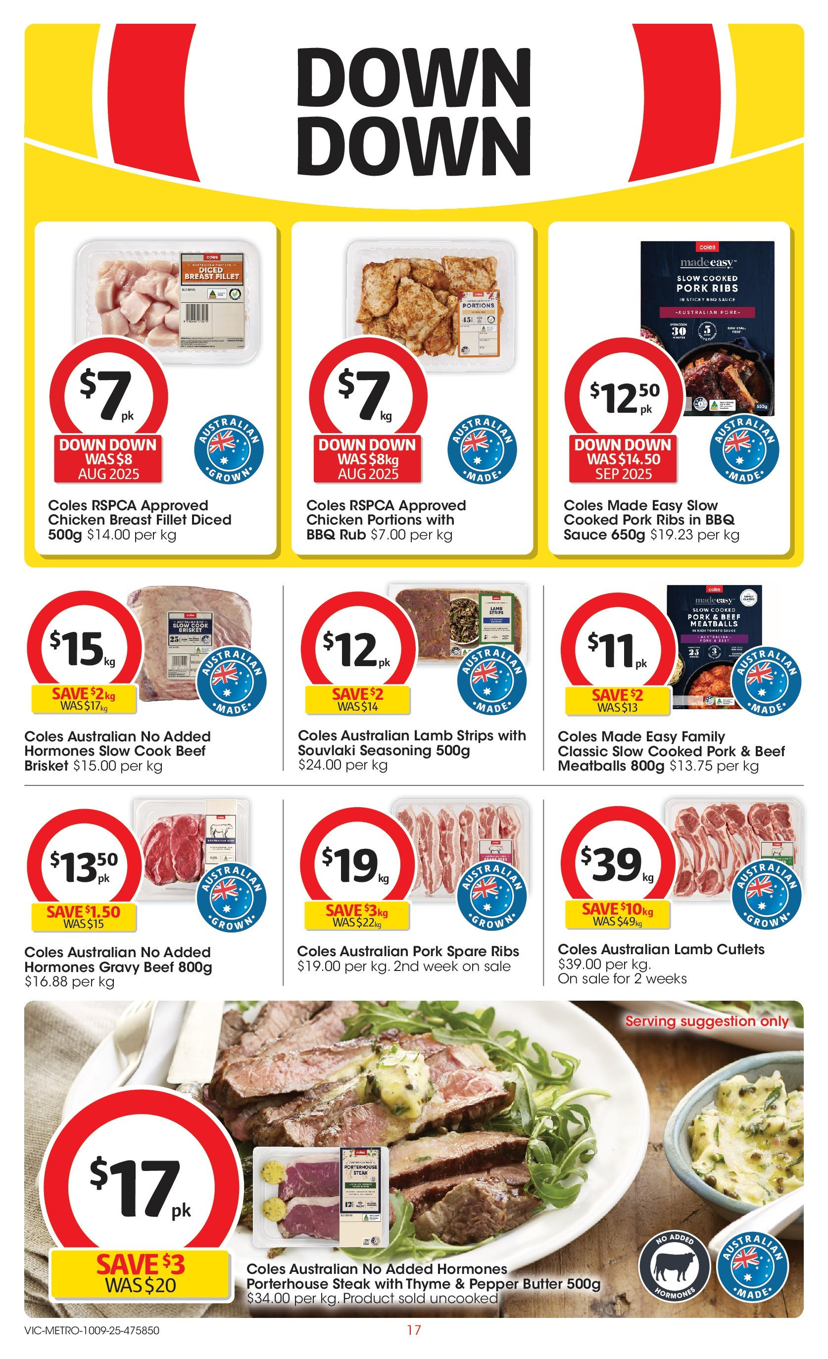 ﻿﻿Coles catalogue valid from 10/09/2025 > Online Australia | Page: 17 | Products: BBQ Sauce, Beef, Steak, Sauce