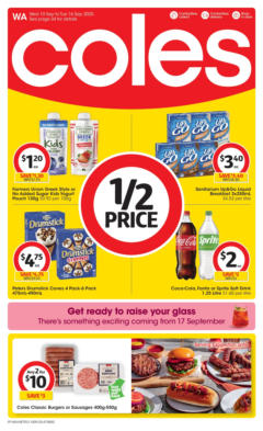Preview of Coles Catalogue WA - valid from 10.09.2025