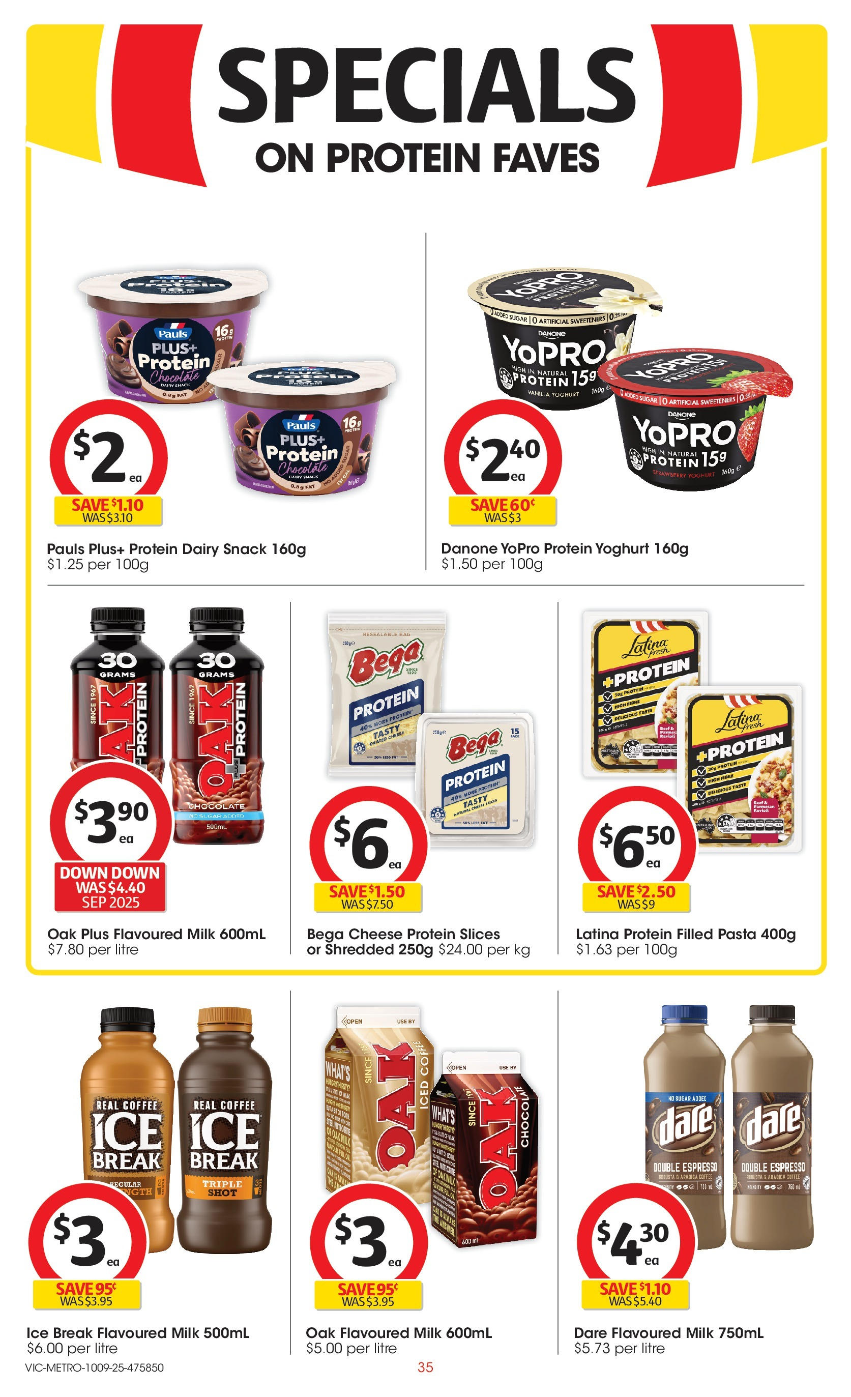 ﻿﻿Coles catalogue valid from 10/09/2025 > Online Australia | Page: 35 | Products: Milk, Yoghurt, Coffee, Chocolate