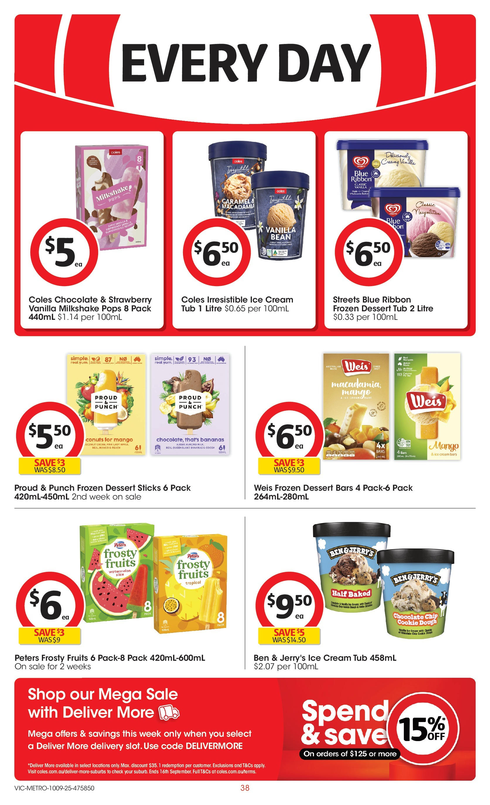 ﻿﻿Coles catalogue valid from 10/09/2025 > Online Australia | Page: 38 | Products: Cocoa, Chocolate, Mango, Watermelon