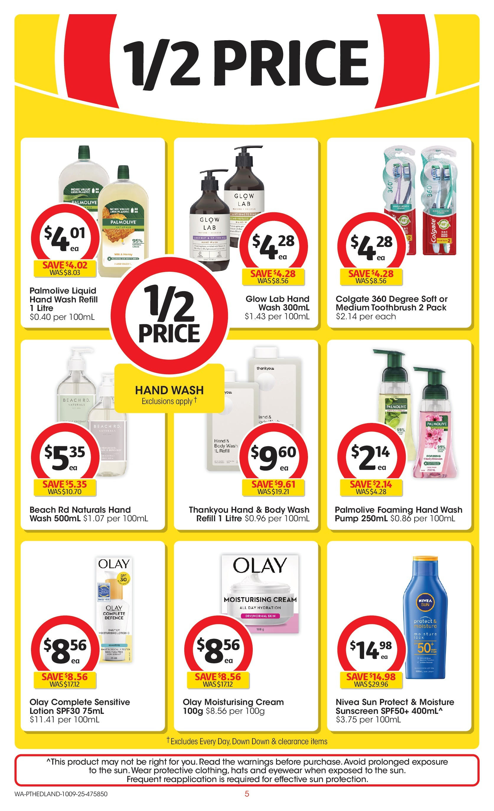 ﻿﻿Coles catalogue valid from 10/09/2025 > Online Australia | Page: 5 | Products: Honey, Sunscreen, Lotion, Toothbrush