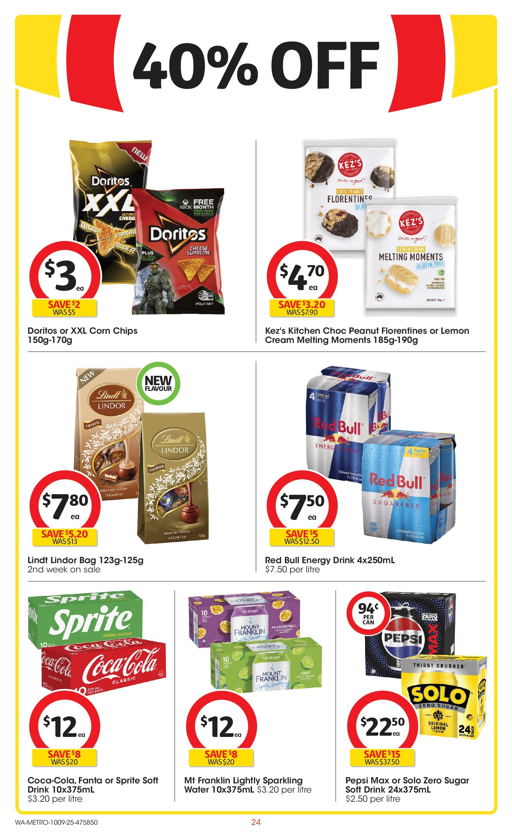 Coles catalogue from 10/09/2025 > Big discounts | Page: 24 | Products: Coca Cola, Cream, Biscuits, Lime Coles catalogue valid from 10/09/2025 > Online Australia | Page: 24 | Products: Coca Cola, Cream, Biscuits, Lime