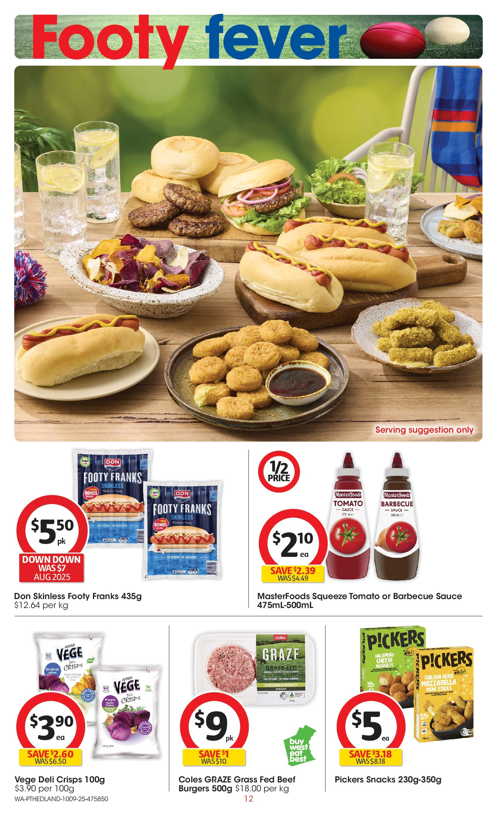 ﻿﻿Coles catalogue valid from 10/09/2025 > Online Australia | Page: 12 | Products: Grass, Beef, Oregano, Sauce