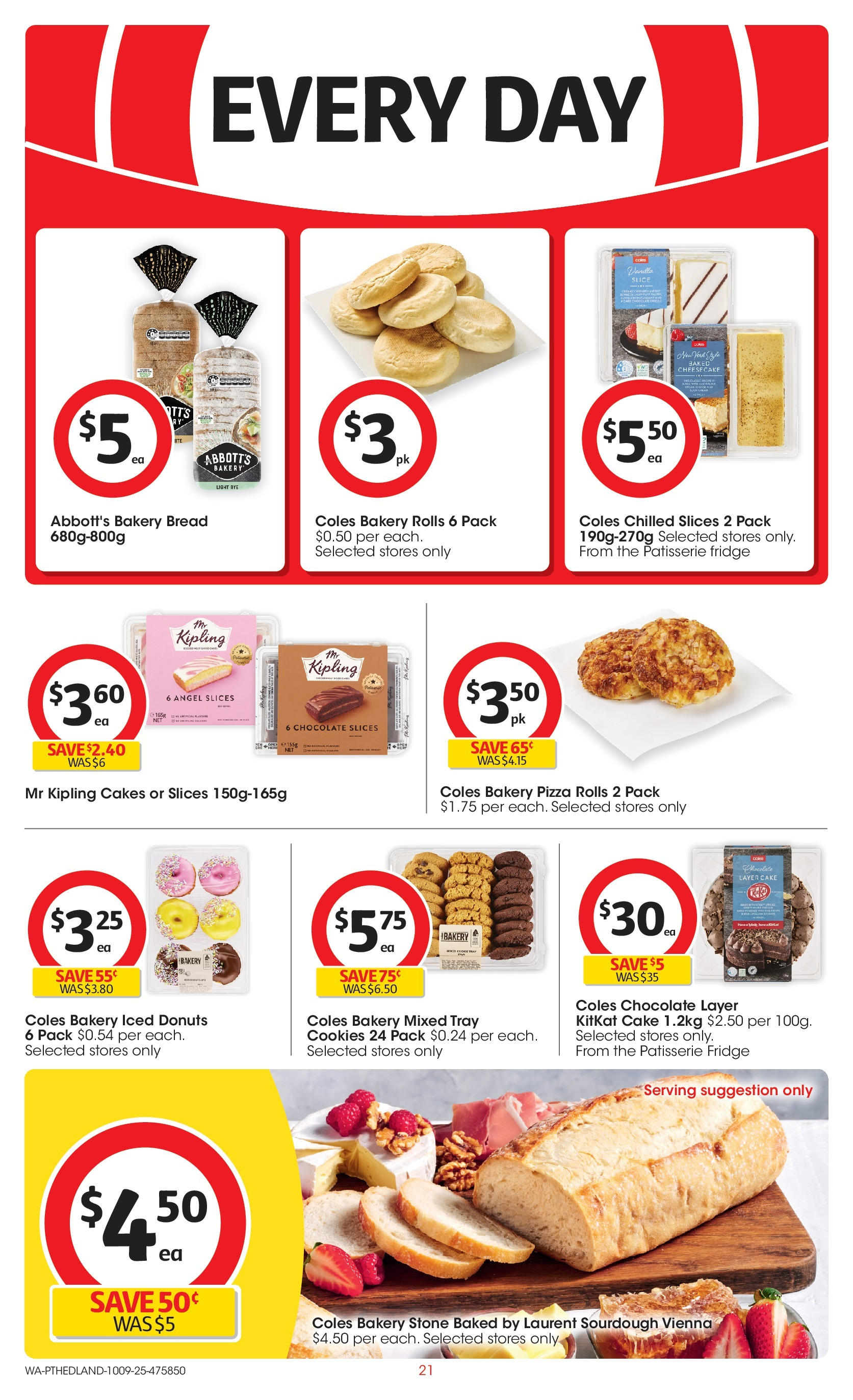 ﻿﻿Coles catalogue valid from 10/09/2025 > Online Australia | Page: 21 | Products: Light, Donuts, Pizza, Fridge