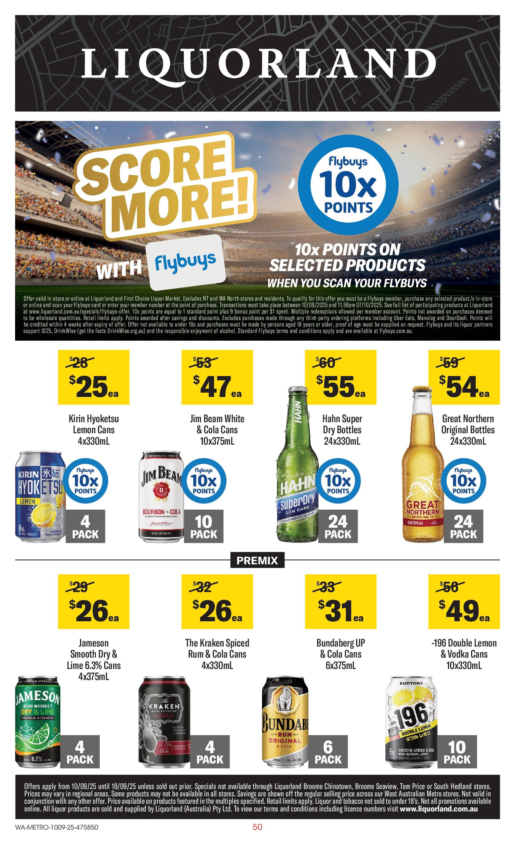 Coles catalogue from 10/09/2025 > Big discounts | Page: 50 | Products: Whiskey, Lemon, Lime, UPS Coles catalogue valid from 10/09/2025 > Online Australia | Page: 50 | Products: Whiskey, Lemon, Lime, UPS