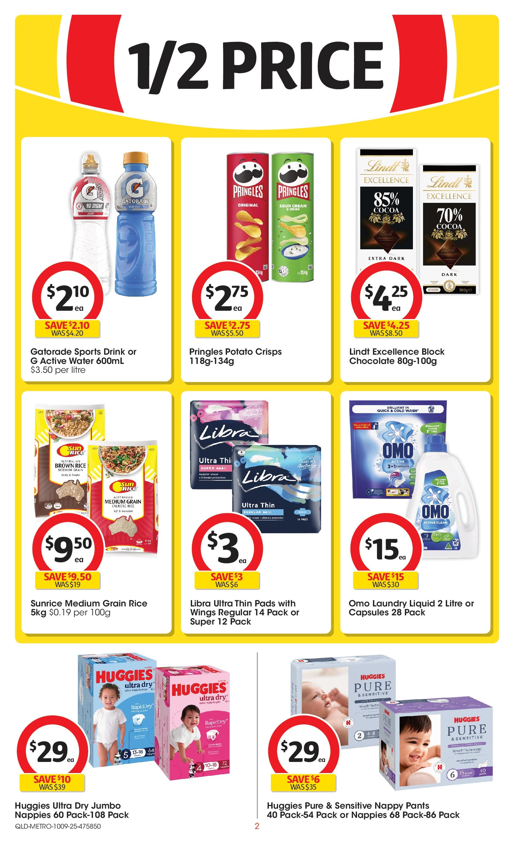 Coles catalogue from 10/09/2025 > Big discounts | Page: 2 | Products: Nappies, Pants, Sugar, Laundry Coles catalogue valid from 10/09/2025 > Online Australia | Page: 2 | Products: Nappies, Pants, Sugar, Laundry