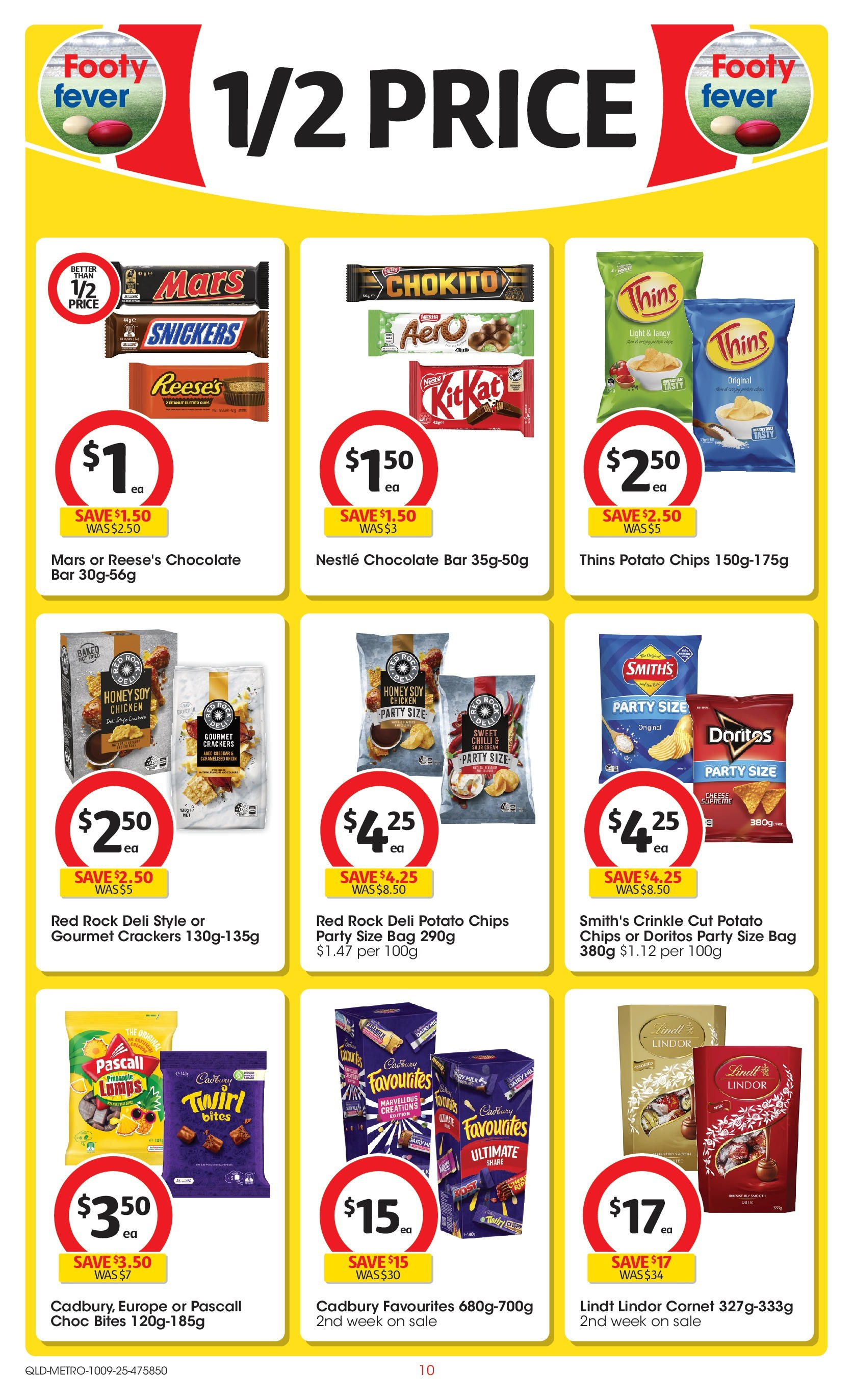 Coles catalogue from 10/09/2025 > Big discounts | Page: 10 | Products: Chocolate, Honey, Chips, Bag Coles catalogue valid from 10/09/2025 > Online Australia | Page: 10 | Products: Chocolate, Honey, Chips, Bag