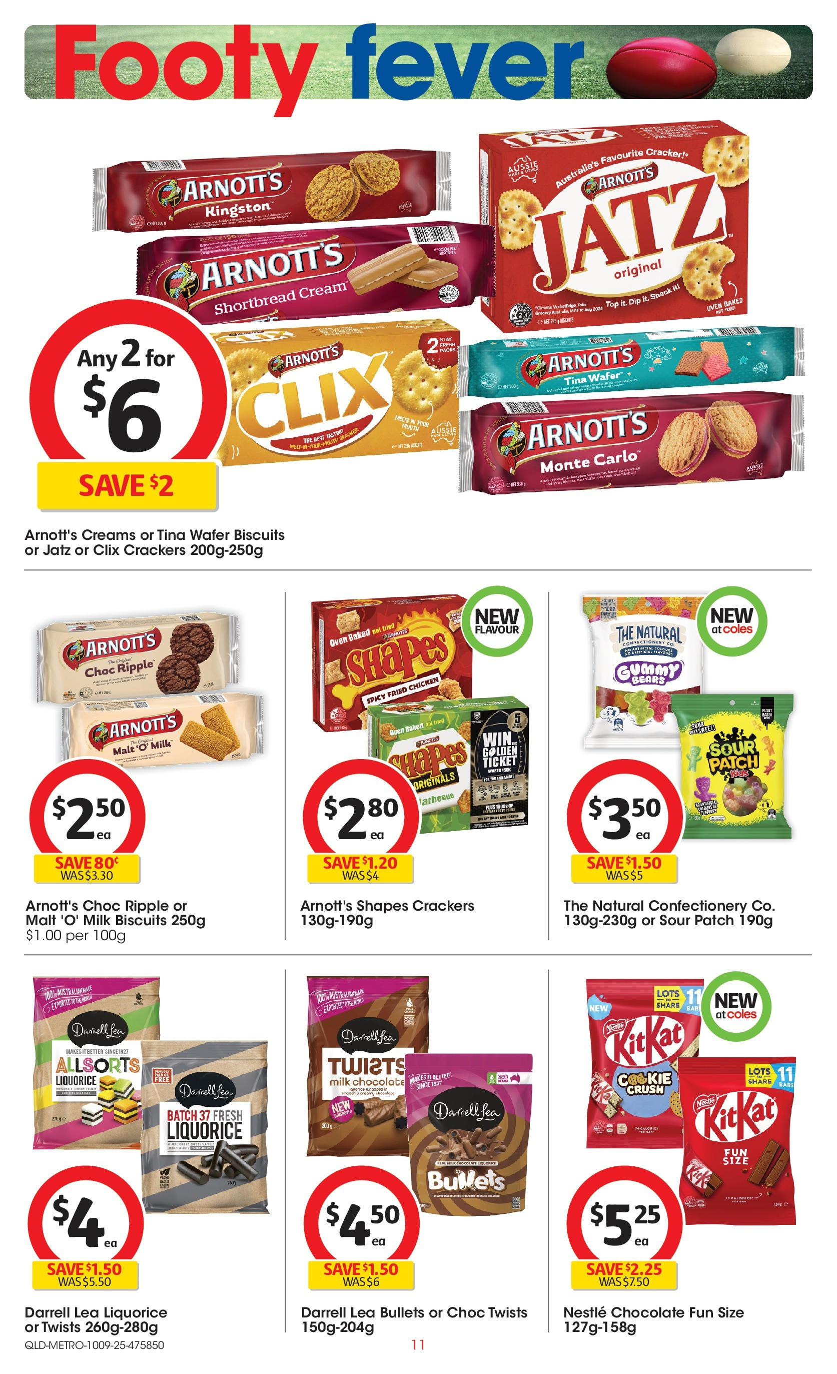 Coles catalogue from 10/09/2025 > Big discounts | Page: 11 | Products: Chicken, Cream, Biscuits, Oven Coles catalogue valid from 10/09/2025 > Online Australia | Page: 11 | Products: Chicken, Cream, Biscuits, Oven
