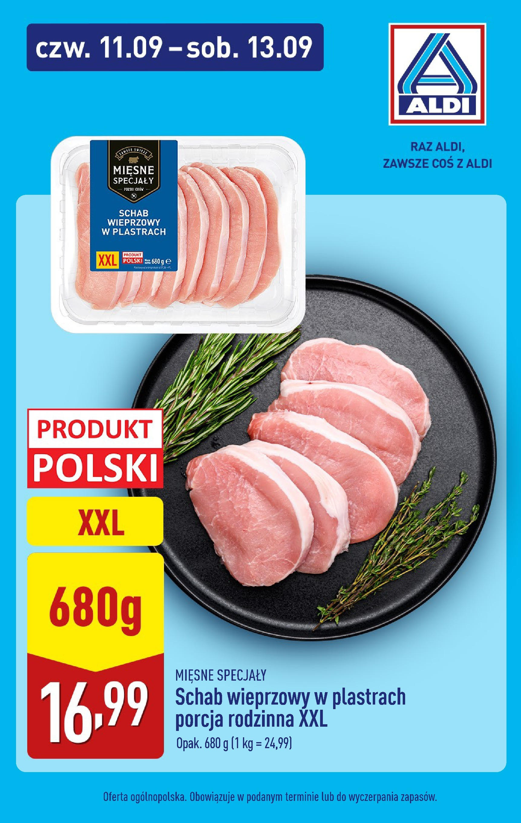 Aldi Gazetka - Promocje weekend od 11.09.2025 - Ulotka PDF, promocje | Strona: 6 | Produkty: Schab, Schab wieprzowy