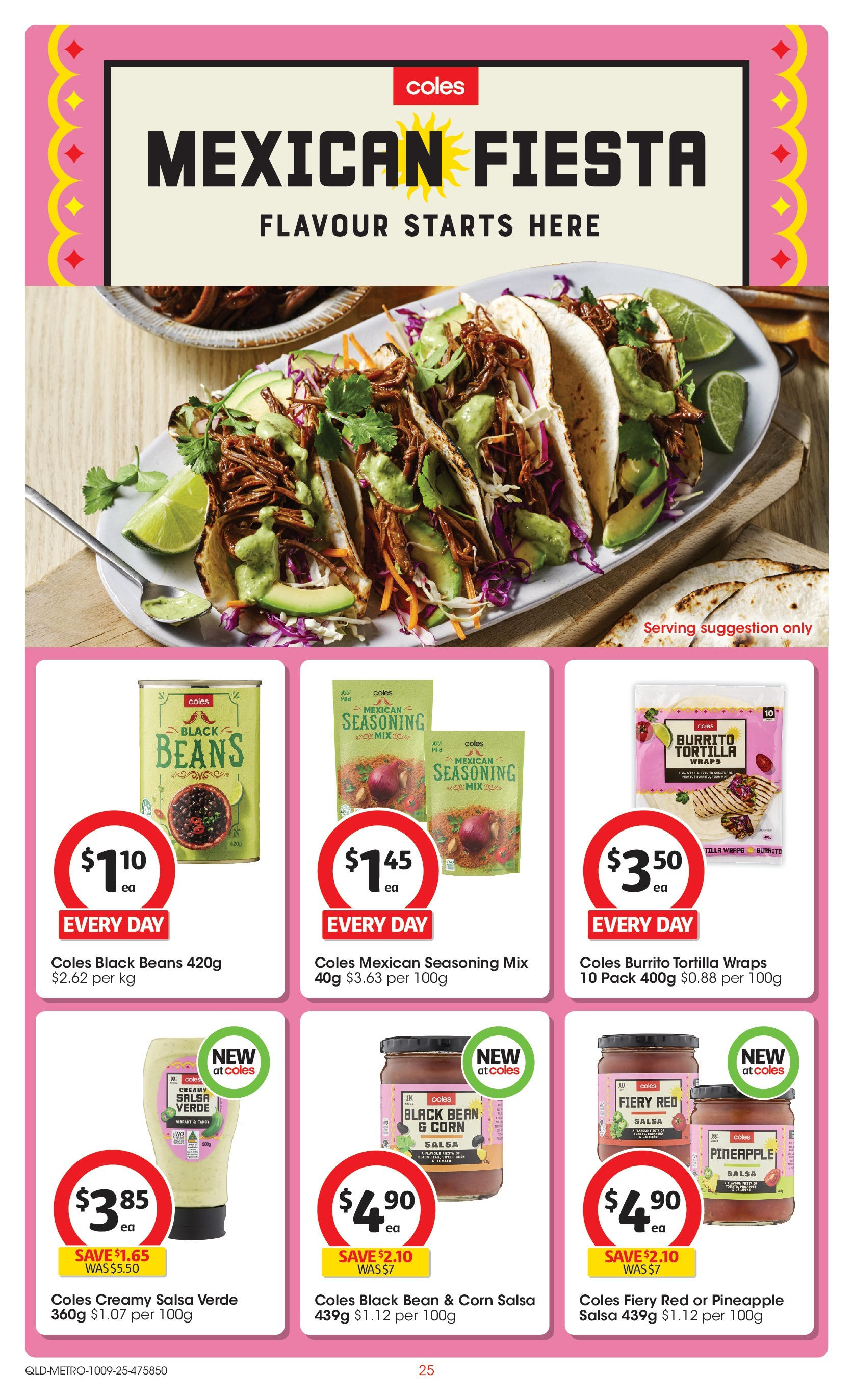 Coles catalogue from 10/09/2025 > Big discounts | Page: 25 | Products: Pineapple, Salsa Coles catalogue valid from 10/09/2025 > Online Australia | Page: 25 | Products: Pineapple, Salsa