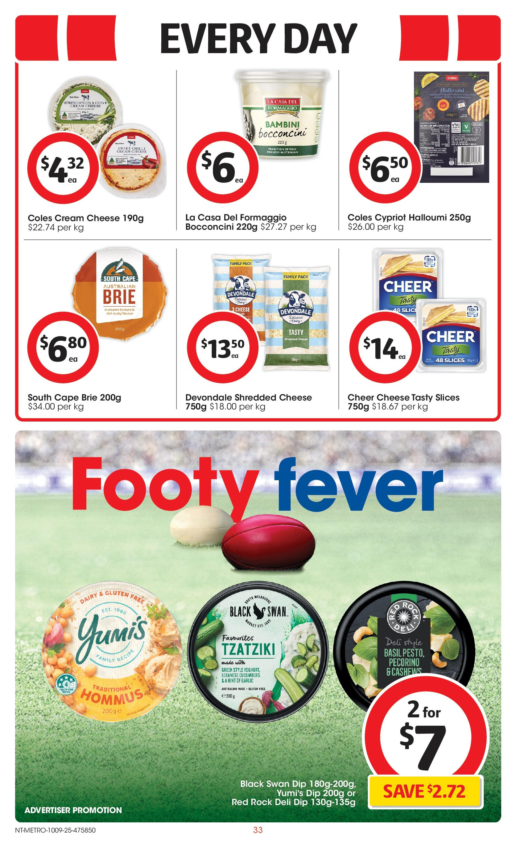 ﻿﻿Coles catalogue valid from 10/09/2025 > Online Australia | Page: 33 | Products: Dairy, Cheese, Cucumbers, Chilli