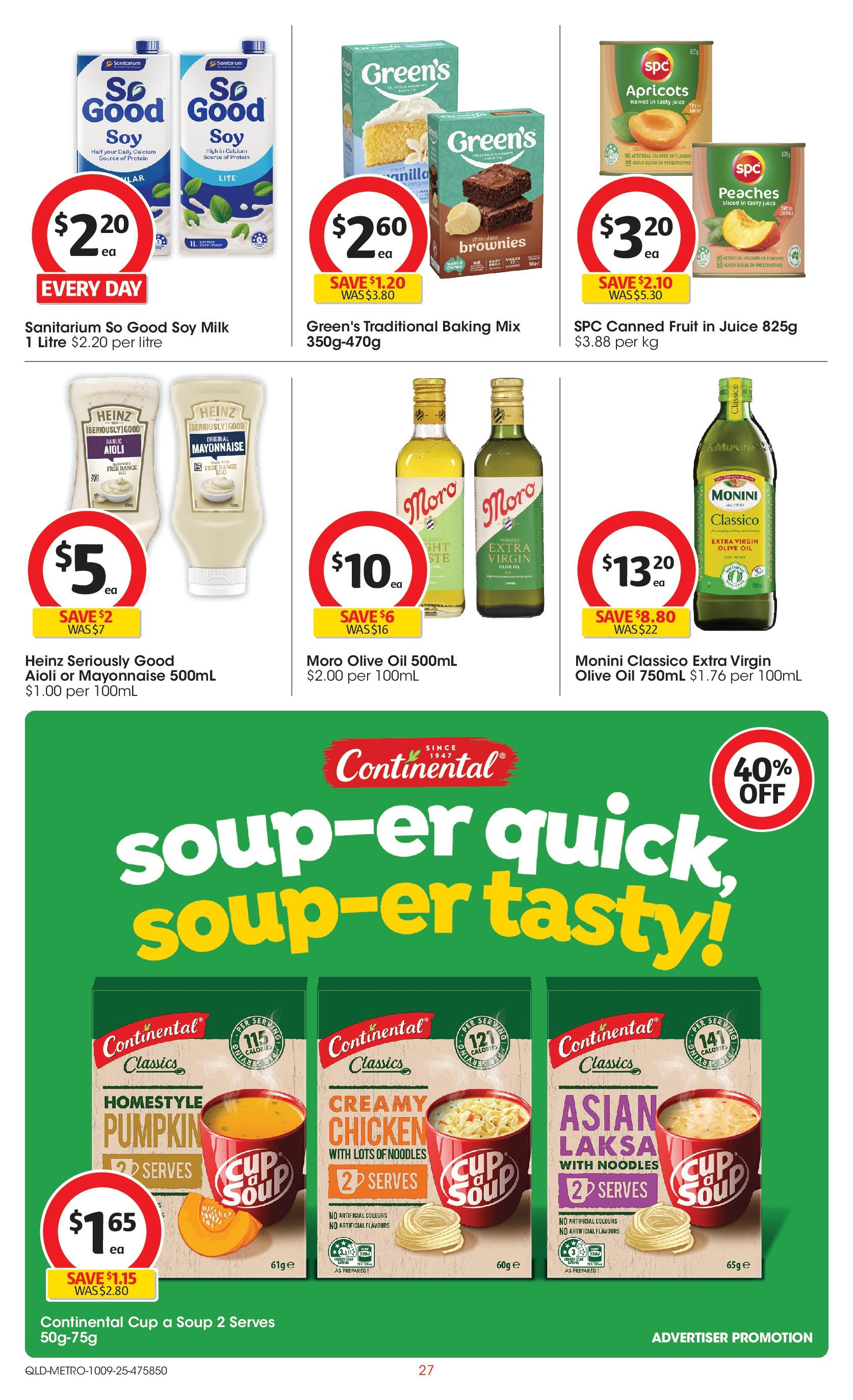 Coles catalogue from 10/09/2025 > Big discounts | Page: 27 | Products: Chicken, Olive oil, Garlic, Pumpkin Coles catalogue valid from 10/09/2025 > Online Australia | Page: 27 | Products: Chicken, Olive oil, Garlic, Pumpkin