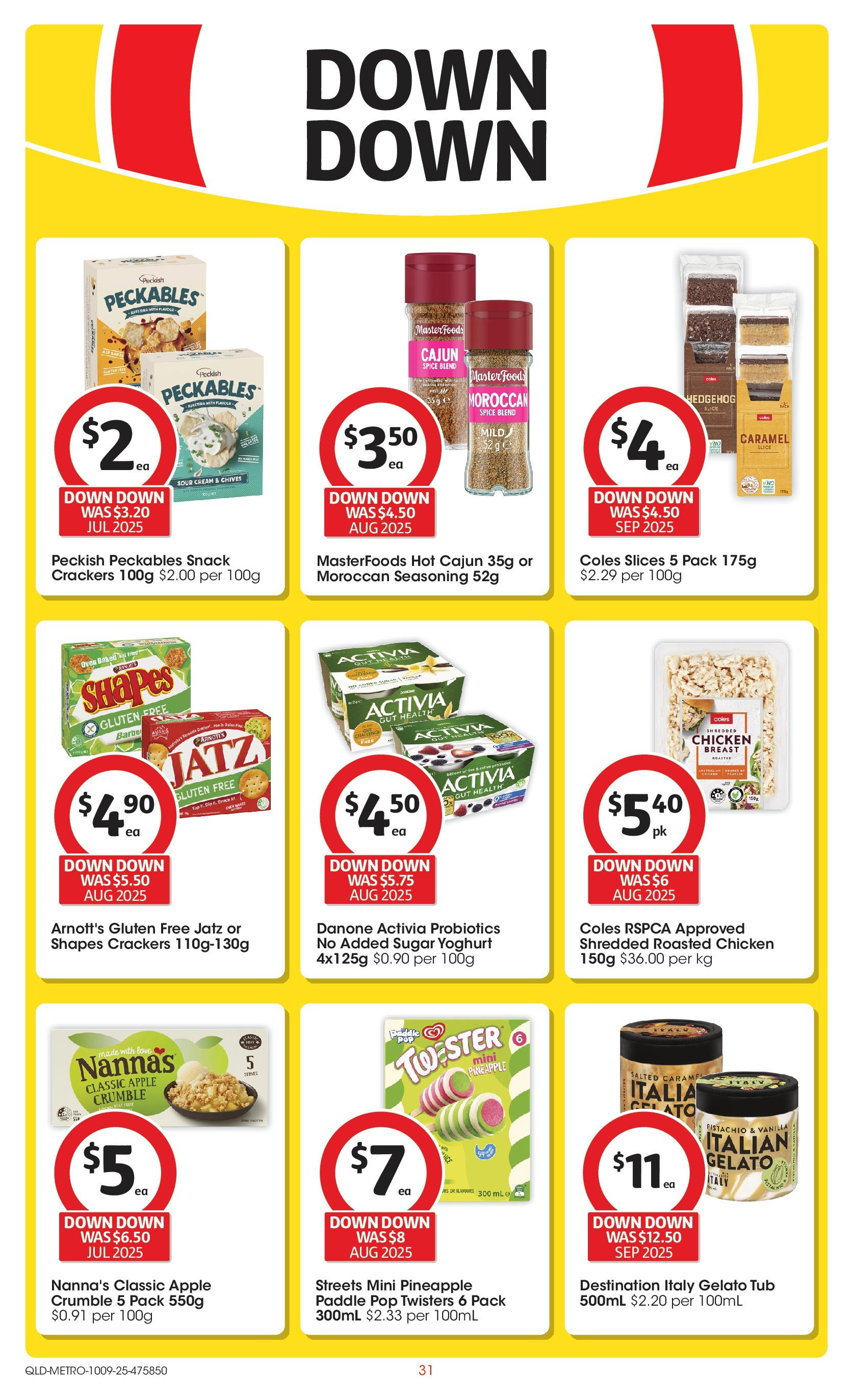 Coles catalogue from 10/09/2025 > Big discounts | Page: 31 | Products: Yoghurt, Chicken, Sour cream, Cream Coles catalogue valid from 10/09/2025 > Online Australia | Page: 31 | Products: Yoghurt, Chicken, Sour cream, Cream
