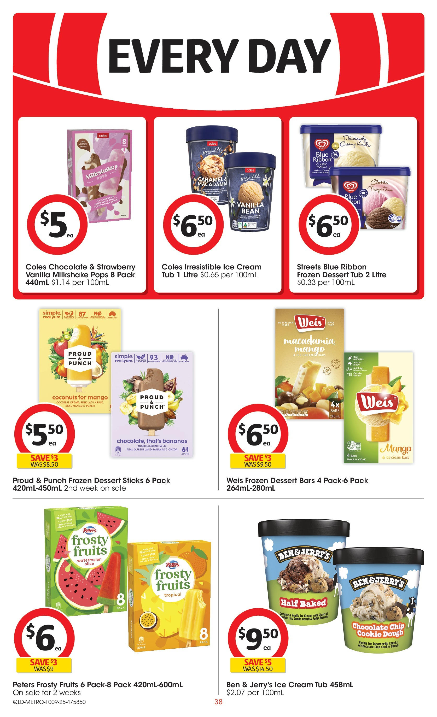 Coles catalogue from 10/09/2025 > Big discounts | Page: 38 | Products: Cream, Ice cream, Mango, Watermelon Coles catalogue valid from 10/09/2025 > Online Australia | Page: 38 | Products: Cream, Ice cream, Mango, Watermelon