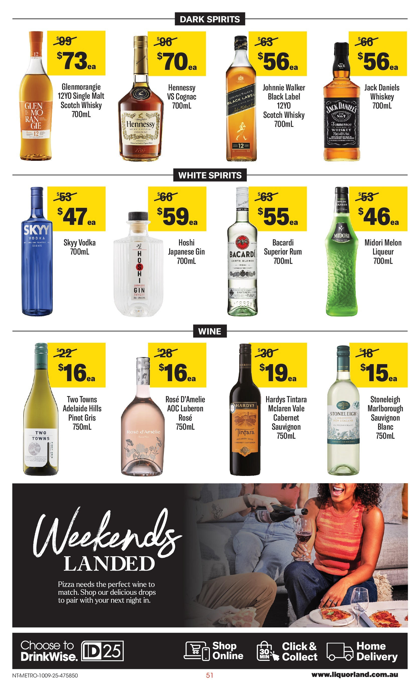 ﻿﻿Coles catalogue valid from 10/09/2025 > Online Australia | Page: 51 | Products: Melon, Vodka, Whiskey, Rum