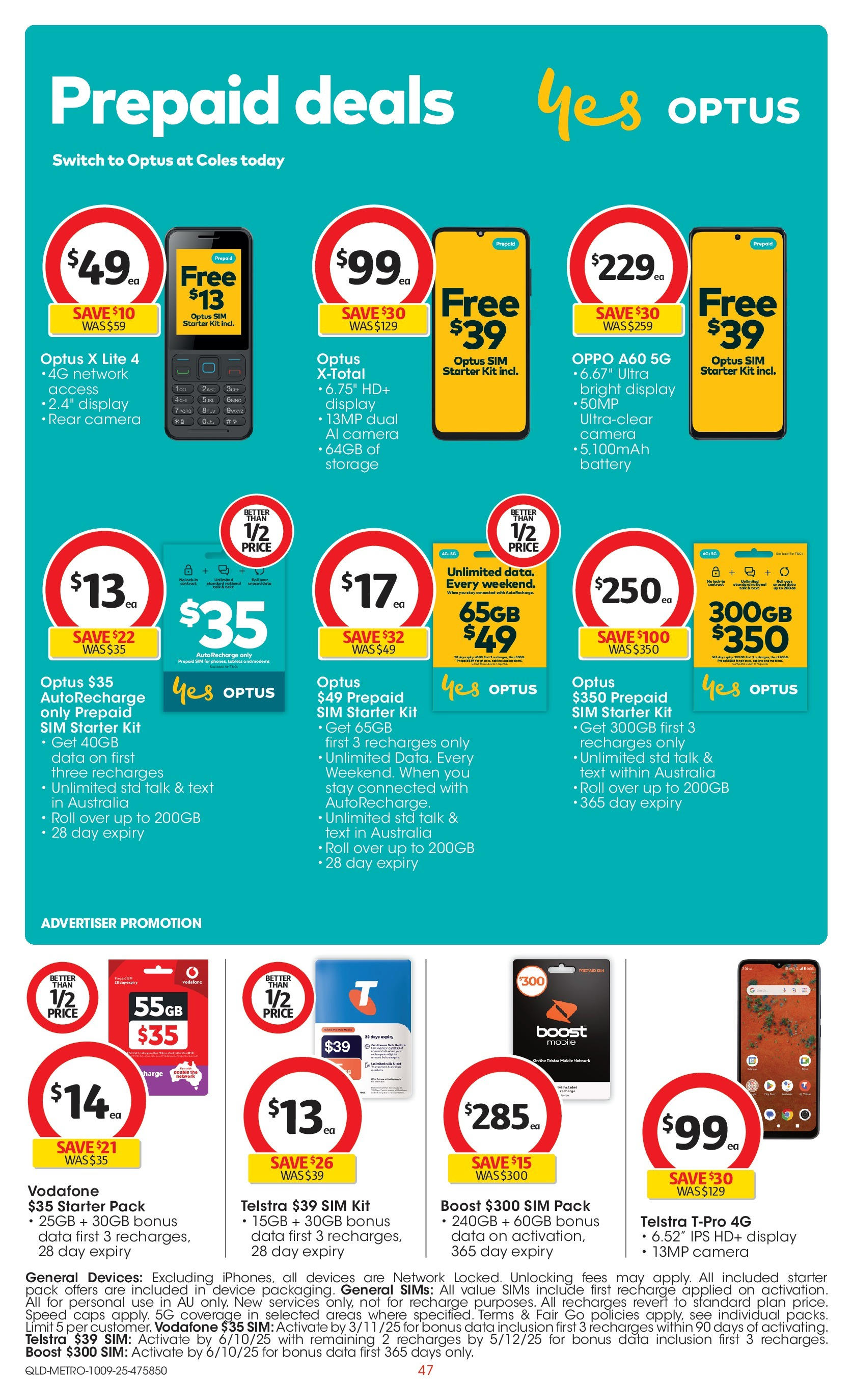 Coles catalogue from 10/09/2025 > Big discounts | Page: 47 | Products: Battery, Device, Camera, Mobile Coles catalogue valid from 10/09/2025 > Online Australia | Page: 47 | Products: Battery, Device, Camera, Mobile