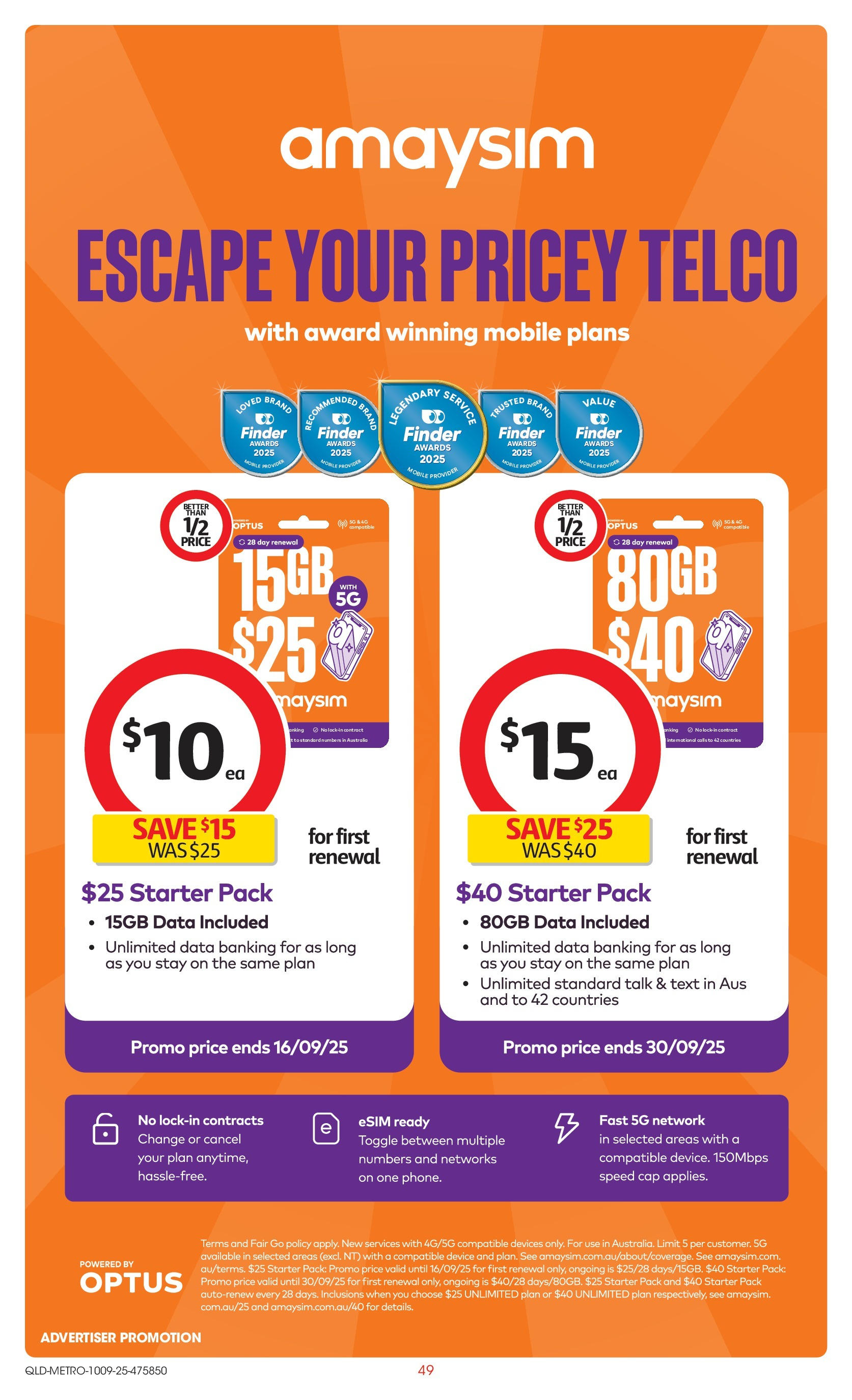 Coles catalogue from 10/09/2025 > Big discounts | Page: 49 | Products: Cap, Device, Mobile Coles catalogue valid from 10/09/2025 > Online Australia | Page: 49 | Products: Cap, Device, Mobile
