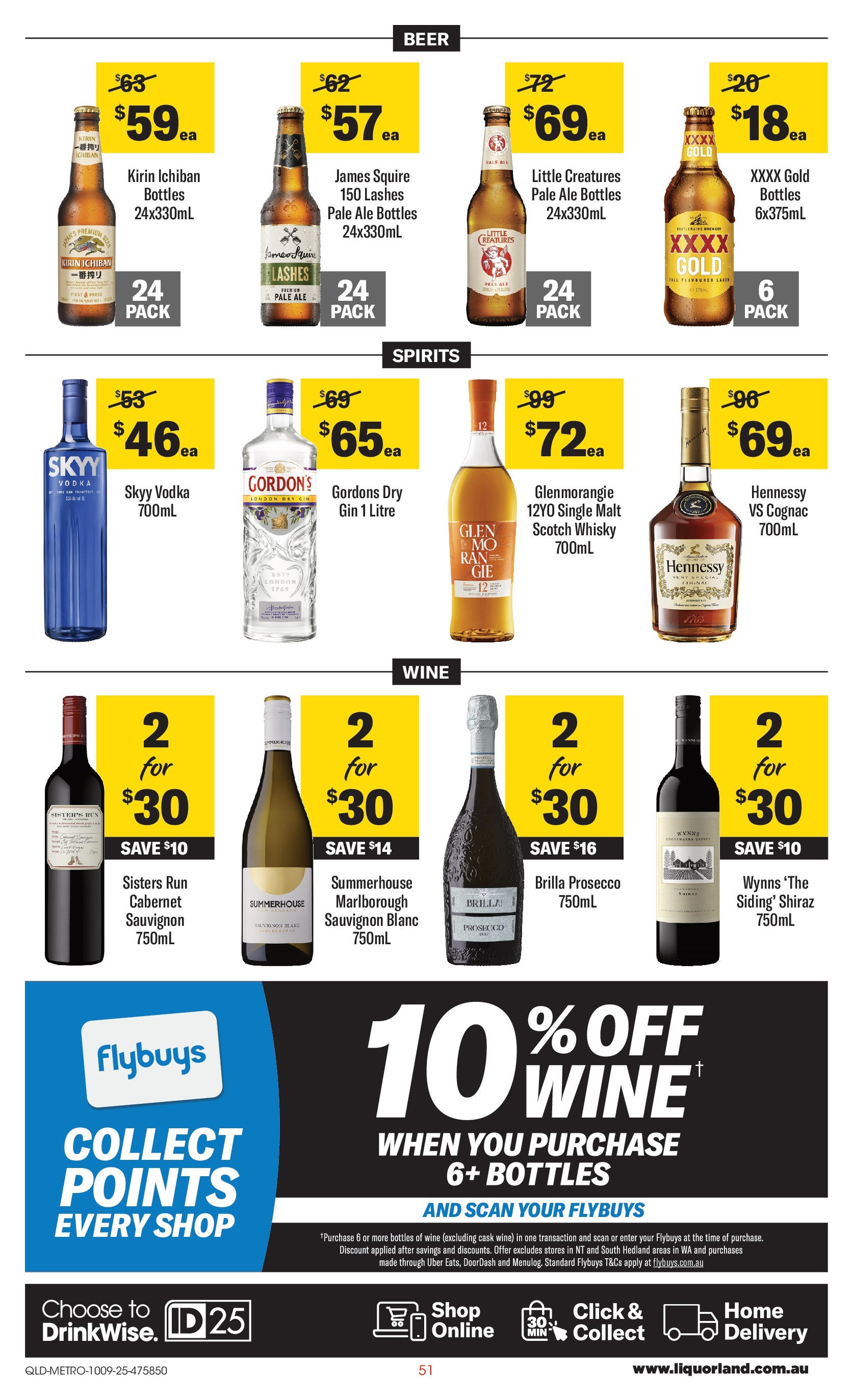 Coles catalogue from 10/09/2025 > Big discounts | Page: 51 | Products: Wine, Gin, Vodka, Scotch Coles catalogue valid from 10/09/2025 > Online Australia | Page: 51 | Products: Wine, Gin, Vodka, Scotch