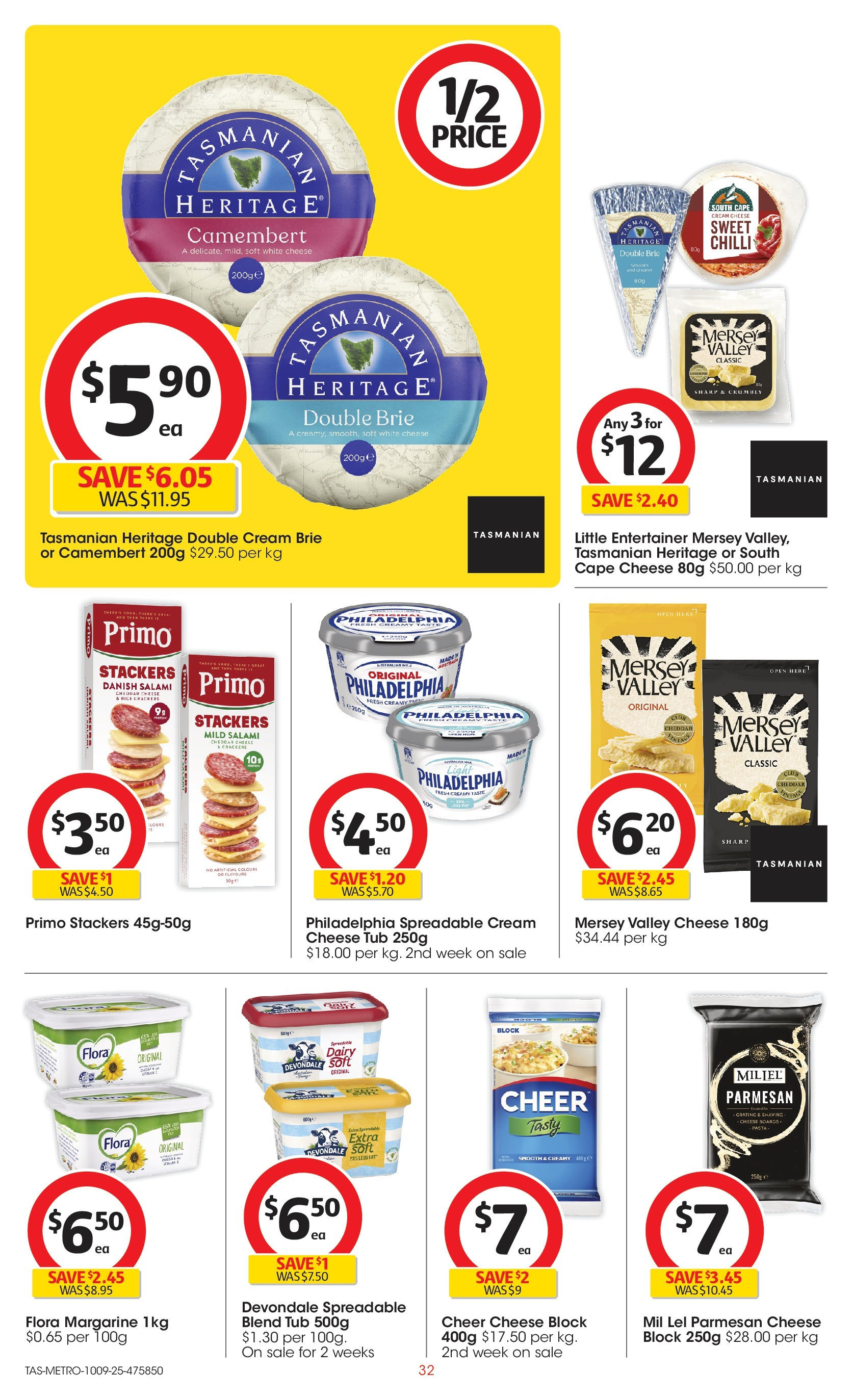 ﻿﻿Coles catalogue valid from 10/09/2025 > Online Australia | Page: 32 | Products: Crackers, Dairy, Salami, Chilli