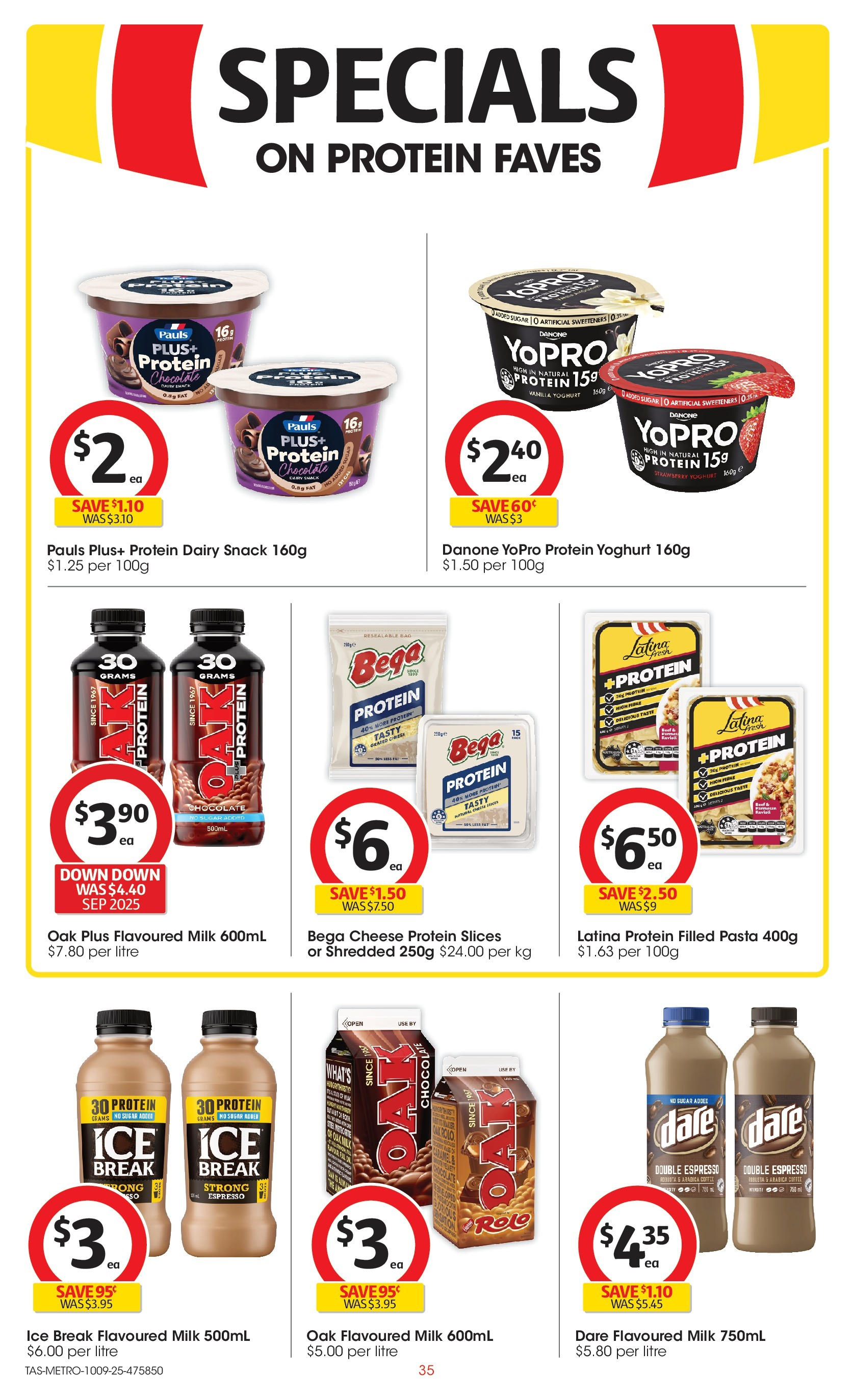 ﻿﻿Coles catalogue valid from 10/09/2025 > Online Australia | Page: 35 | Products: Milk, Dairy, Yoghurt, Coffee