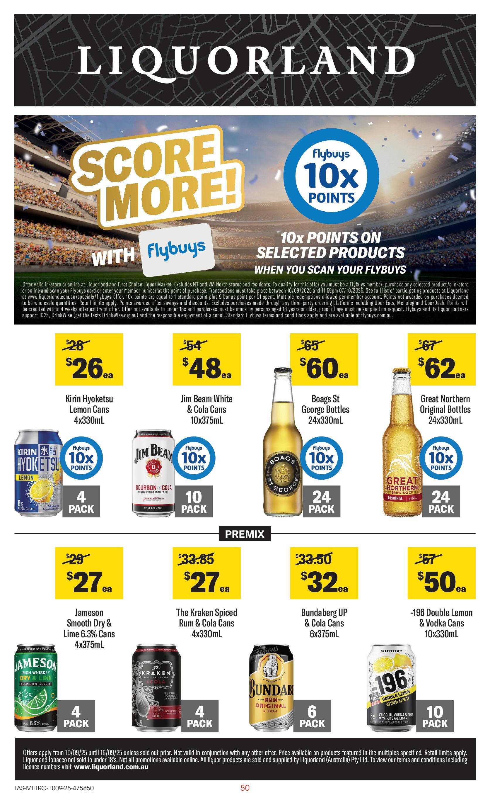 ﻿﻿Coles catalogue valid from 10/09/2025 > Online Australia | Page: 50 | Products: Platforms, Whiskey, Rum, UPS