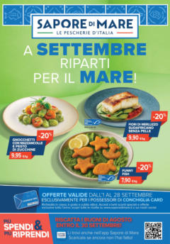 Anteprima del volantino Volantino Sapore di mare	 valido a partire dal 01.09.2025