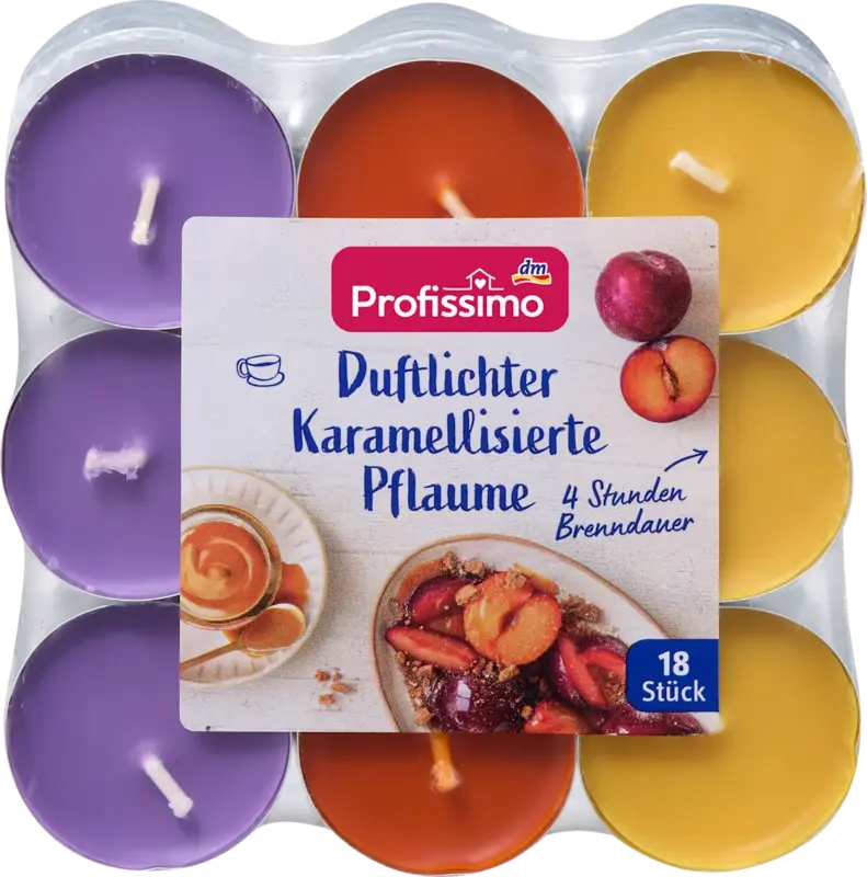 Profissimo Duftlichter karamellisierte Pflaume