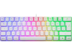 ISY IGK 3500 Gaming Tastatur, USB-A, Tenkeyless, qwertz, RGB, Weiß