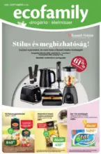 Ecofamily: Ecofamily újság érvényessége 2025..09.14-ig - 2025.09.14 napig