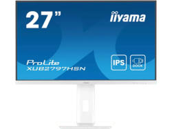 IIYAMA ProLite XUB2797HSN-W2 27 Zoll Monitor, Full-HD, 1 ms Reaktionszeit, 300 cd/m², 100 Hz, Weiß