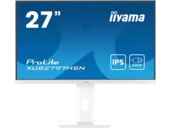 IIYAMA ProLite XUB2797HSN-W2 27 Zoll Monitor, Full-HD, 1 ms Reaktionszeit, 300 cd/m², 100 Hz, Weiß