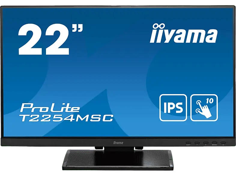 IIYAMA ProLite T2254MSC-B1AG 21,5 Zoll Full-HD Monitor (4 ms Reaktionszeit, 60 Hz)