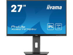 IIYAMA ProLite XUB2797QSU-B2 27 Zoll Business Monitor, QHD, 1 ms Reaktionszeit, 300 cd/m², 100 Hz, Schwarz