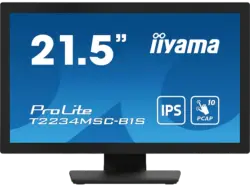 IIYAMA ProLite T2234MSC-B1S 21,5 Zoll Monitor for Business, Full-HD, 8 ms Reaktionszeit, 350 cd/m², 60 Hz, Schwarz
